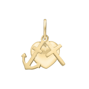 Sølvforgyldt vedhæng F14148604 - Urma.dk