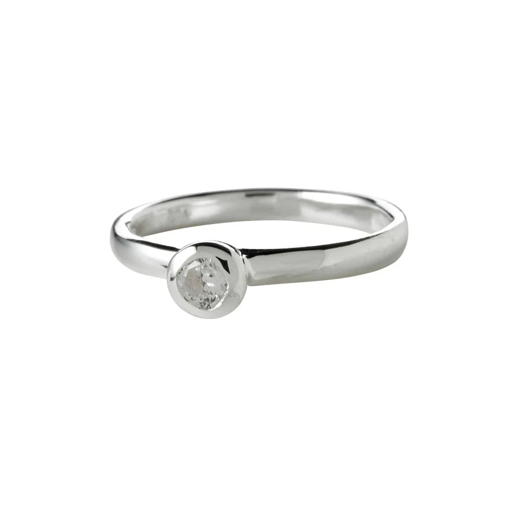 Sølvring m/cz - Urma.dk