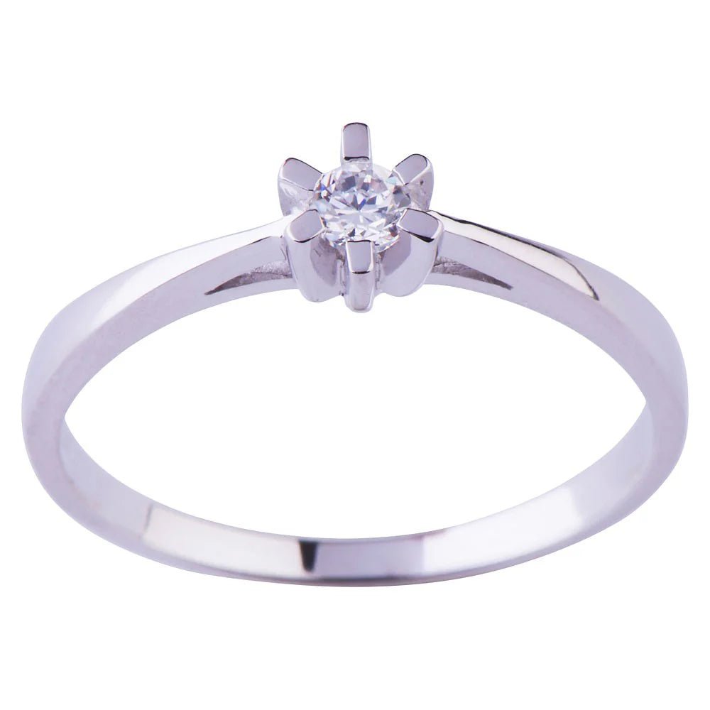 Sølvring med CZ - Urma.dk