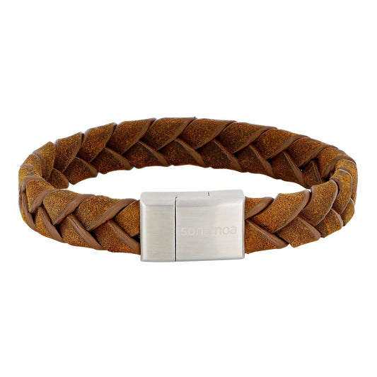 SON armbånd brun kalveskin - Urma.dk
