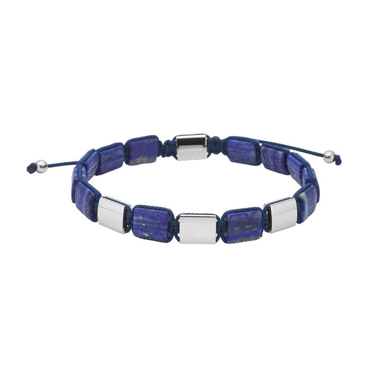 SON armbånd lapis og stål - Urma.dk
