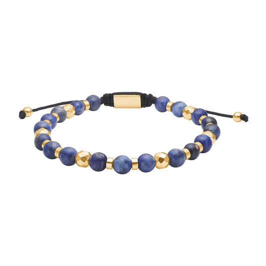 SON armbånd sodalite og IP gold - Urma.dk