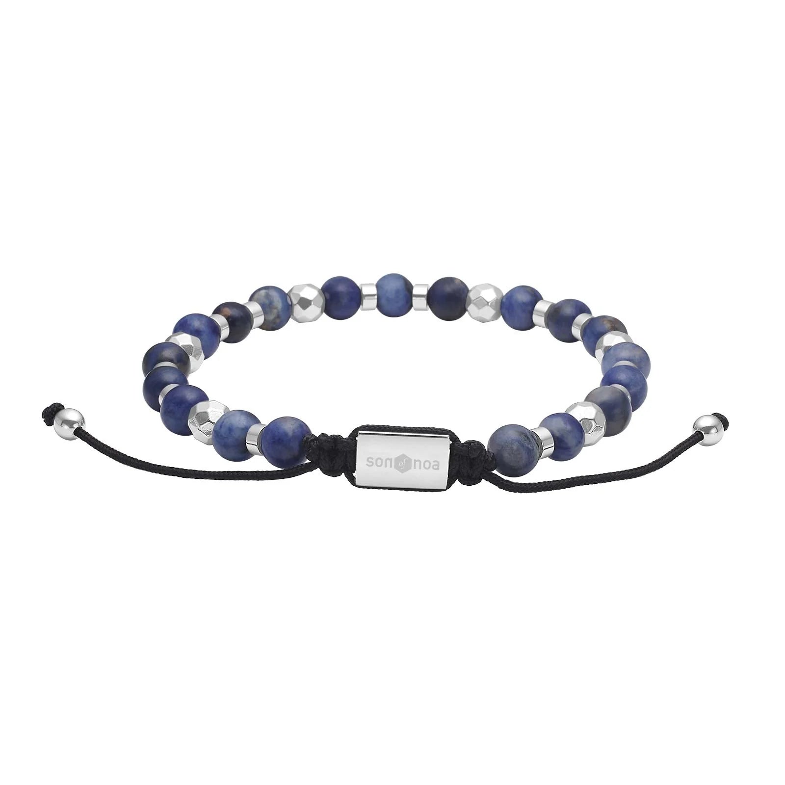 SON armbånd sodalite og stål - Urma.dk