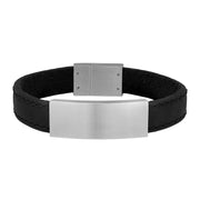 SON armbånd sort kalveskind 12mm - Urma.dk