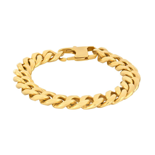 SON armbånd steel IP gold blank 19cm - Urma.dk