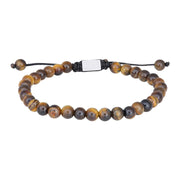SON armbånd yellow tiger eye 19 - 25cm - Urma.dk