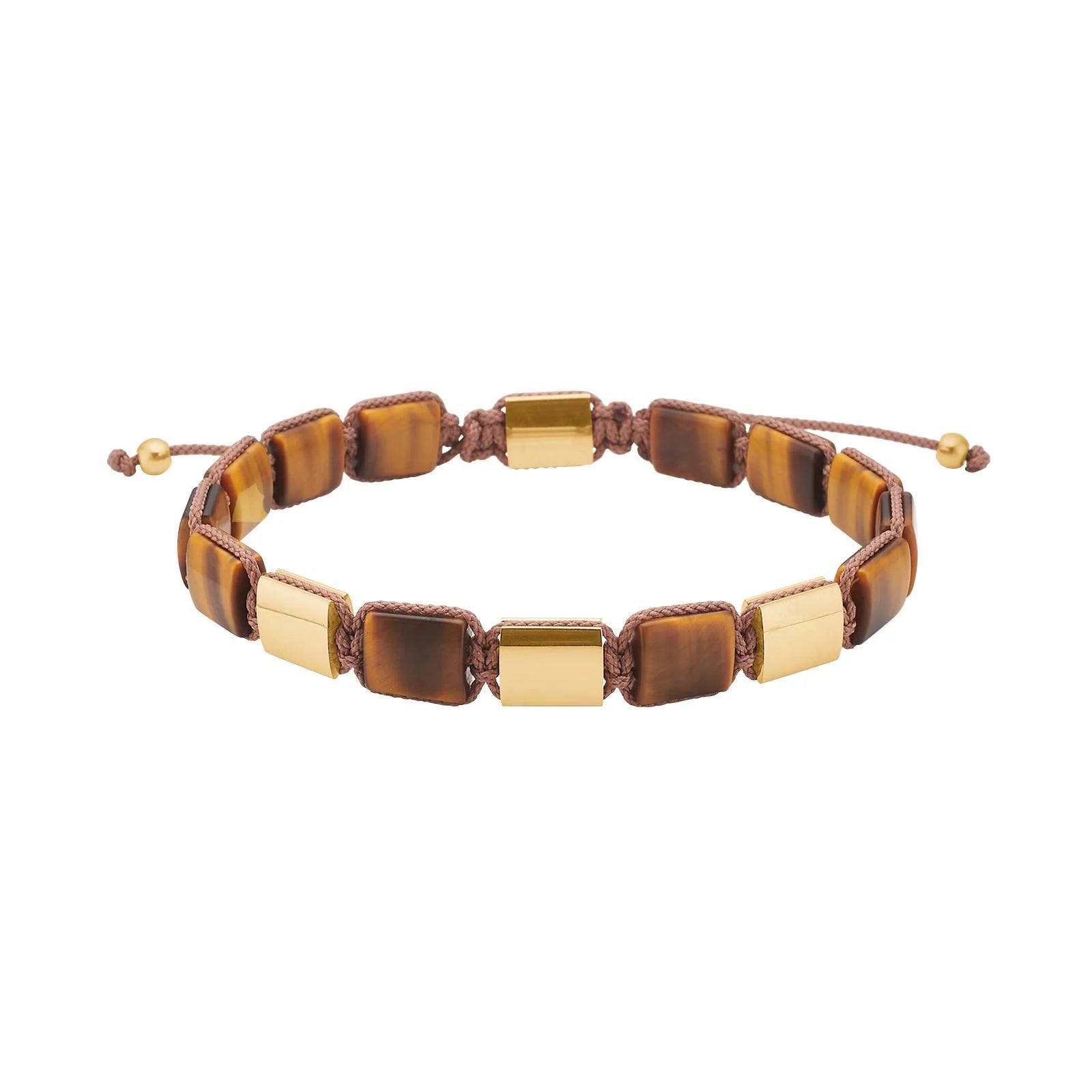 SON armbånd yellow tiger eye og IP gold - Urma.dk