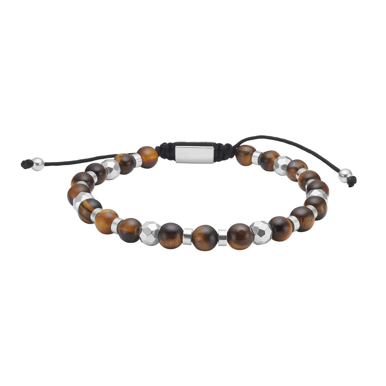 SON armbånd yellow tiger eye og stål - Urma.dk
