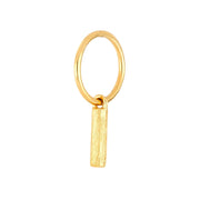 SON Forgyldt sølv creoler stav 1stk - Urma.dk