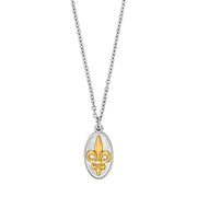 SON kæde stål med fredslilje - Urma.dk