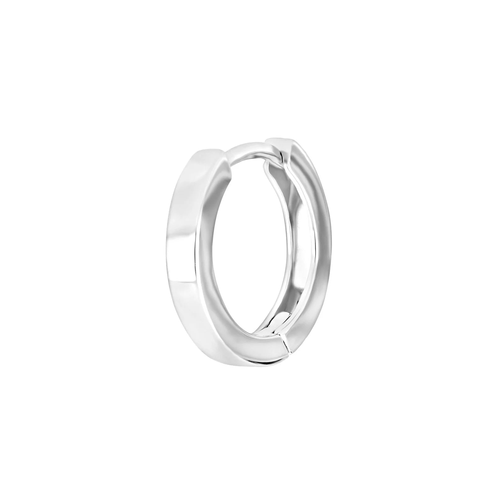 SON rhod. sølvcreol 15mm 1 stk. - Urma.dk