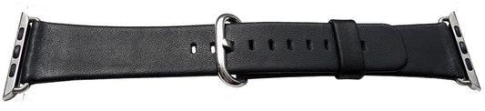 Sort læderrem til iWatch - 42 mm - Urma.dk