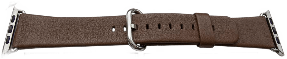 Sort læderrem til iWatch - 42 mm - Urma.dk