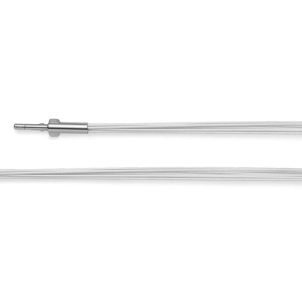 Stål 12rk. forsølvet 0,5 mm, 45 cm - Urma.dk