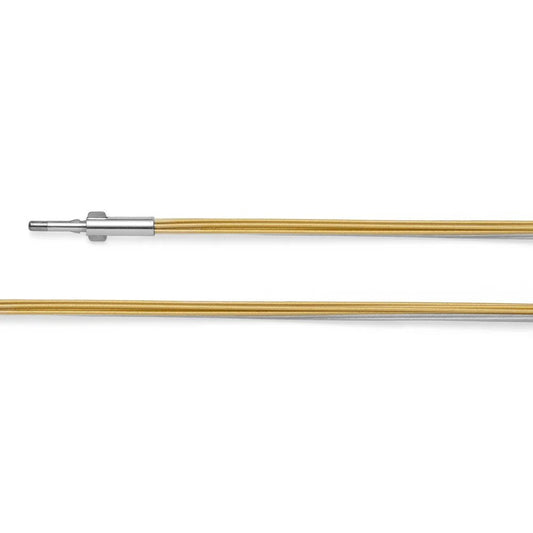 Stål 12rk, forsølvet, tofarvet 0,5 mm 45cm - Urma.dk