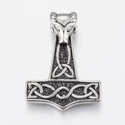Stål vedhæng - Thors hammer - Urma.dk