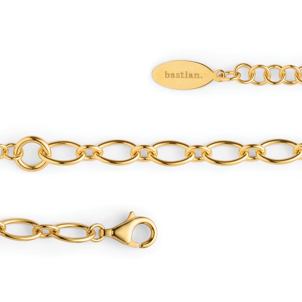 Sterling sølv armbånd, fg., poliert, 45+3cm - Urma.dk