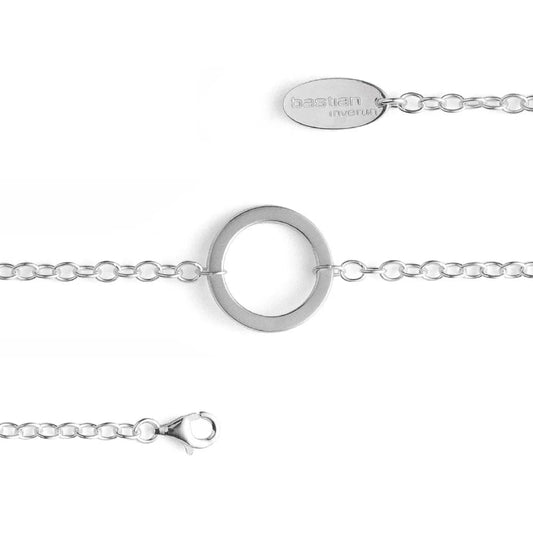 Sterling sølv armbånd mat, 19 cm, 2,87 tommer - Urma.dk