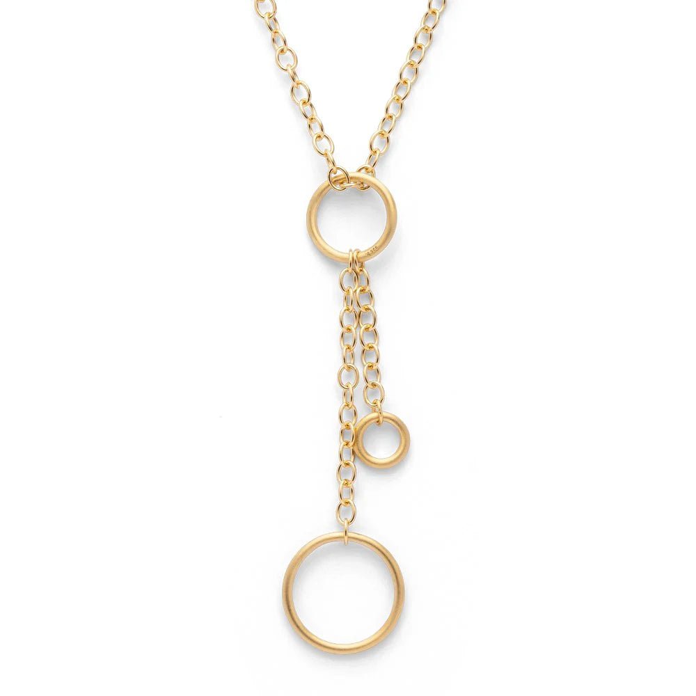 Sterling sølv collier, fg mat/blank, 3mm, 43cm - Urma.dk