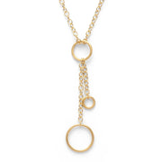 Sterling sølv collier, fg mat/blank, 3mm, 43cm - Urma.dk