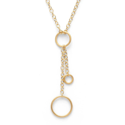 Sterling sølv collier, fg mat/blank, 3mm, 43cm - Urma.dk