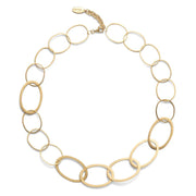 Sterling sølv collier, mat fg, 47cm + 3cm - Urma.dk