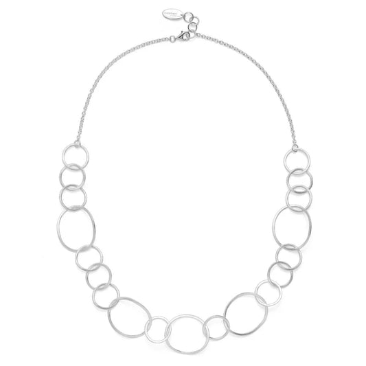 Sterling sølv collier mat/blank, rund ankerk. 2mm - Urma.dk