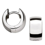 Sterling sølv creol blank - Urma.dk