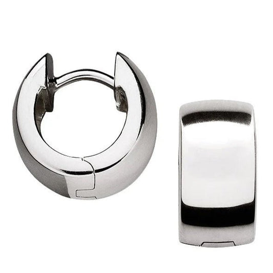 Sterling sølv creol blank - Urma.dk
