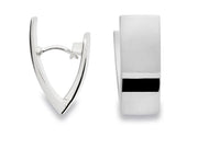 Sterling sølv creol blank - Urma.dk