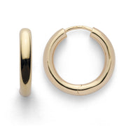 Sterling sølv creol, fg blank - Urma.dk