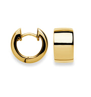 Sterling sølv creol, fg blank - Urma.dk