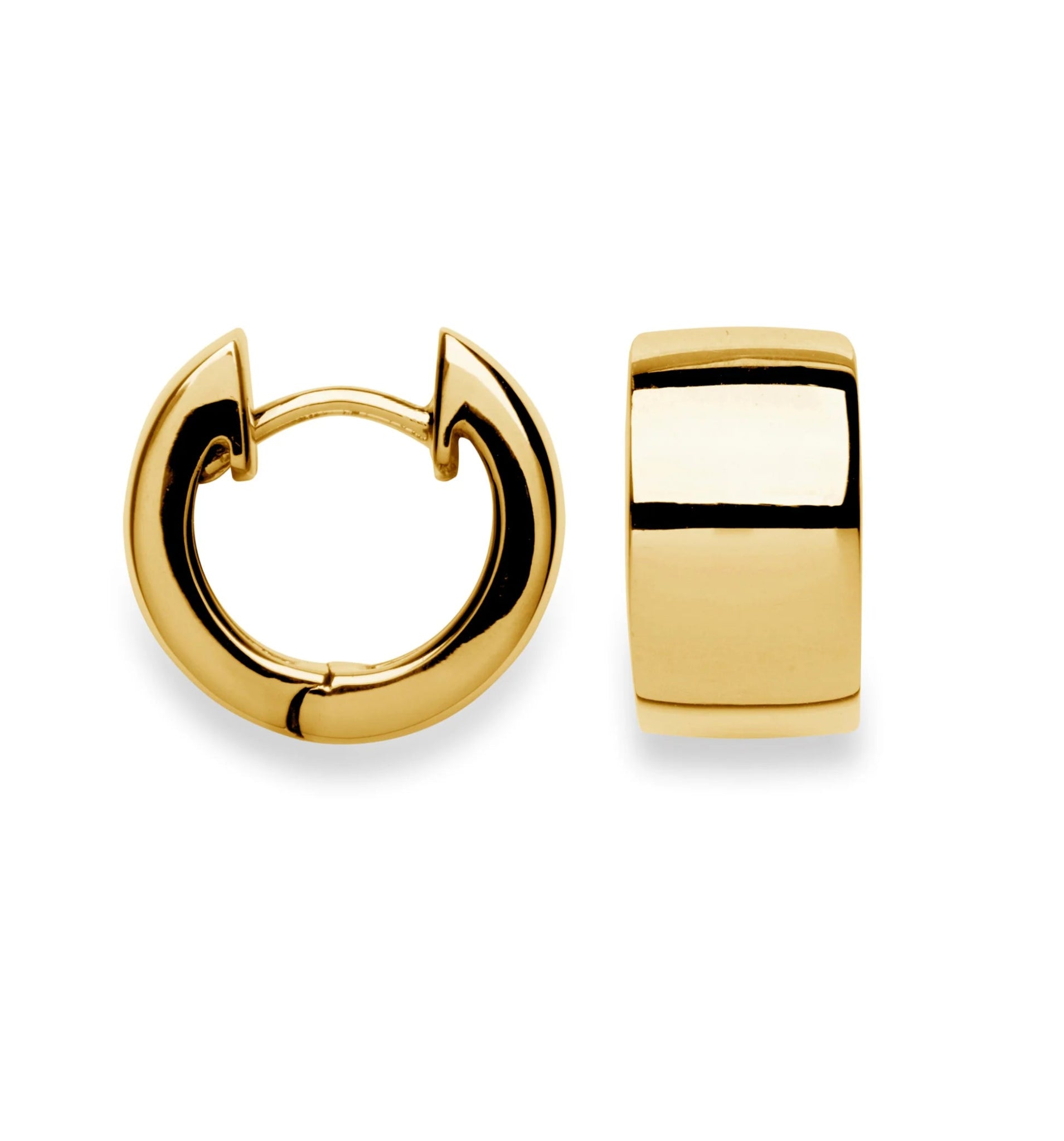 Sterling sølv creol, fg blank - Urma.dk