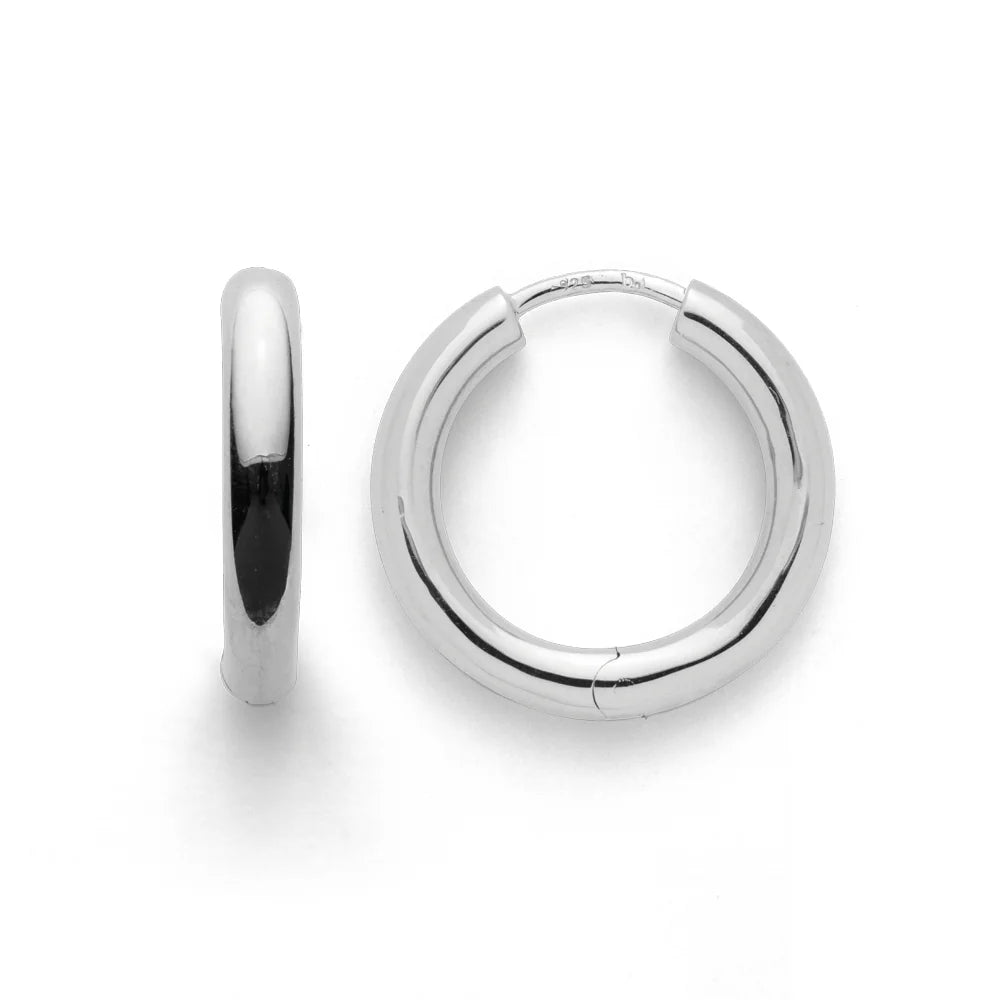 Sterling sølv creoler - Urma.dk