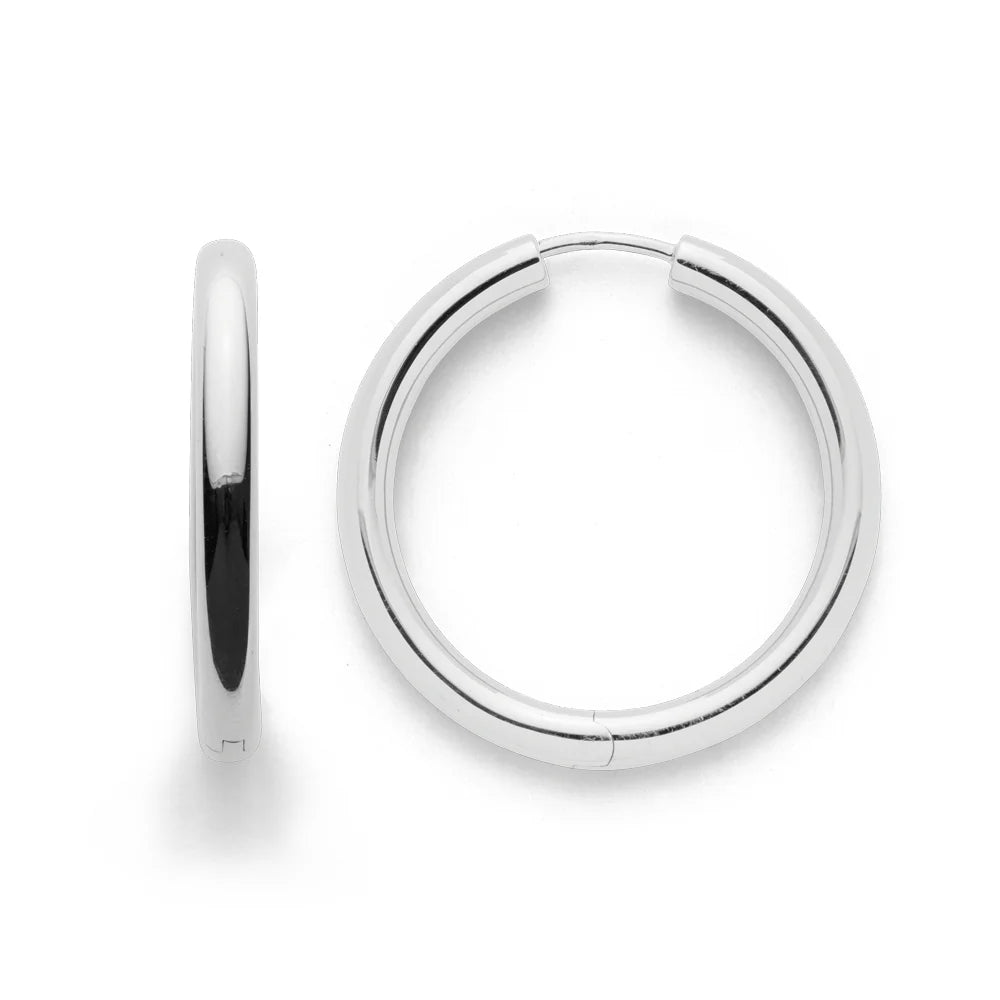 Sterling sølv creoler - Urma.dk