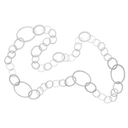 Sterling sølv Halskæde mat, 105cm - Urma.dk