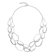 Sterling sølv halskæde mat, rund ankerkæde, 50cm + 4cm - Urma.dk