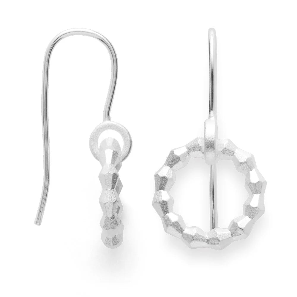 Sterling sølv mat ørehænger - Urma.dk