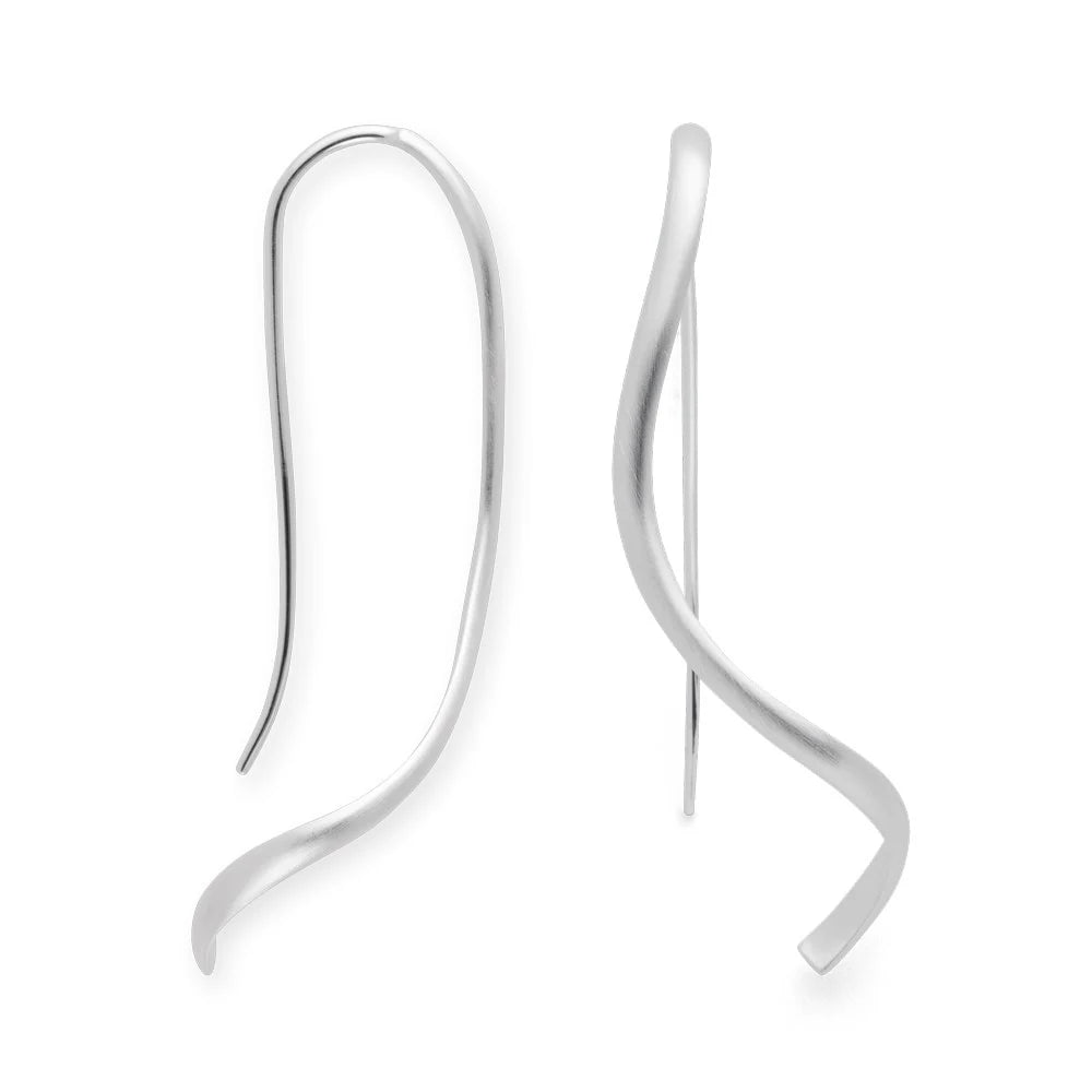 Sterling sølv mat ørehænger - Urma.dk