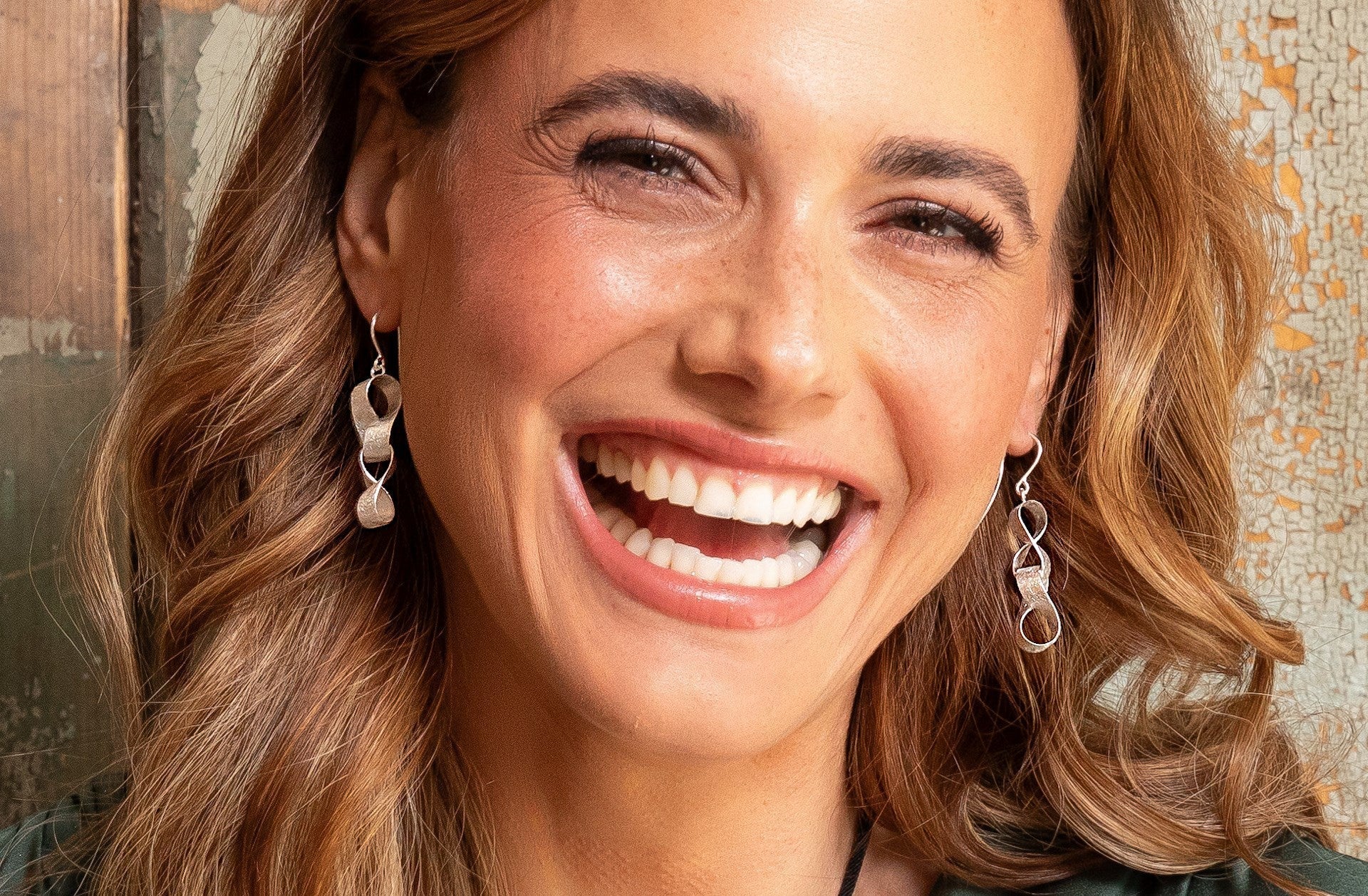 Sterling sølv ørehænger børstet - Urma.dk