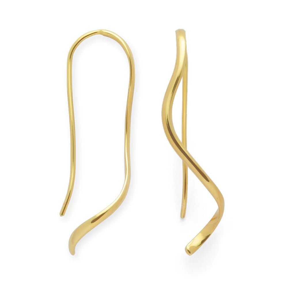 Sterling sølv ørehænger, fg polerede - Urma.dk