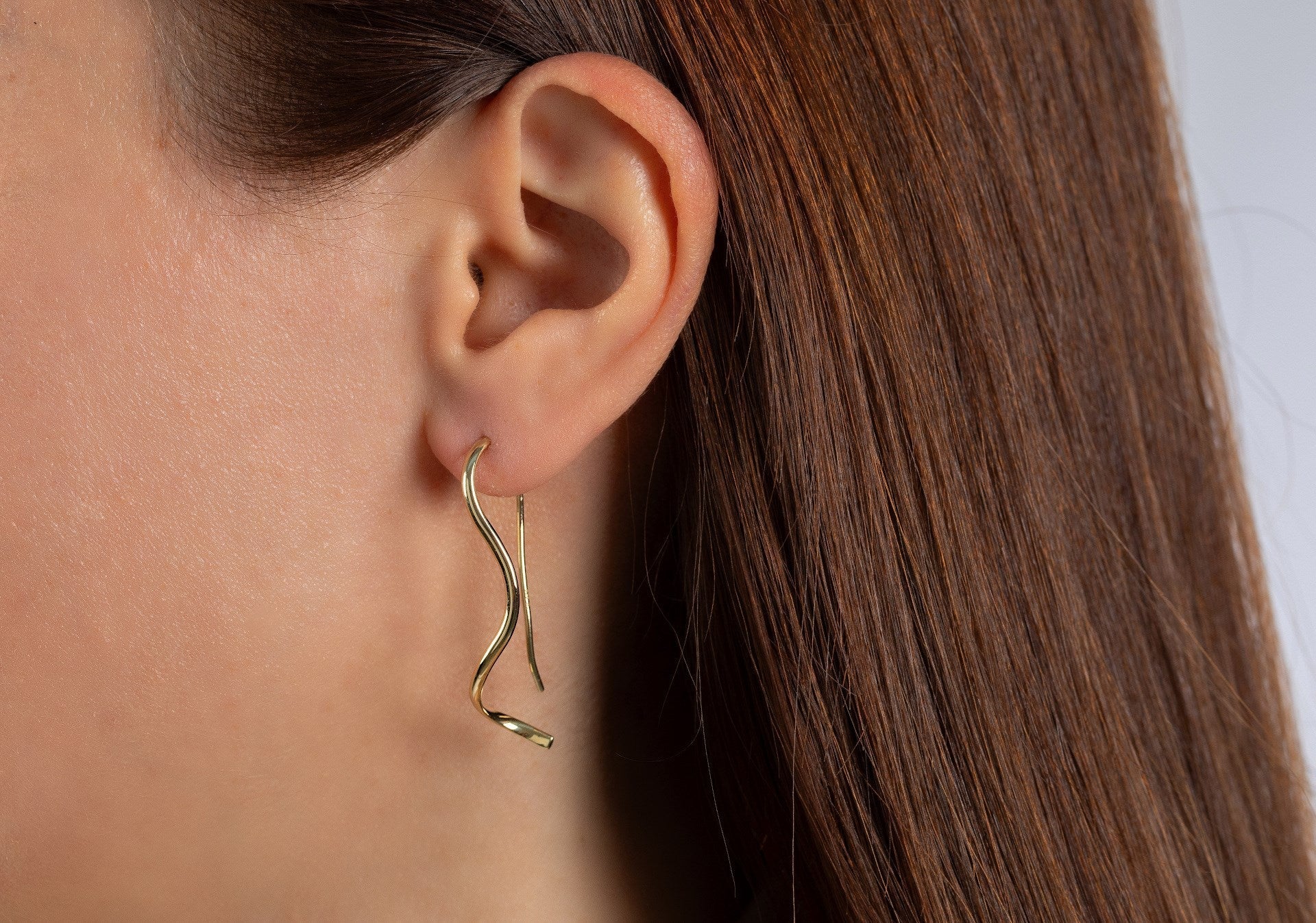 Sterling sølv ørehænger, fg polerede - Urma.dk