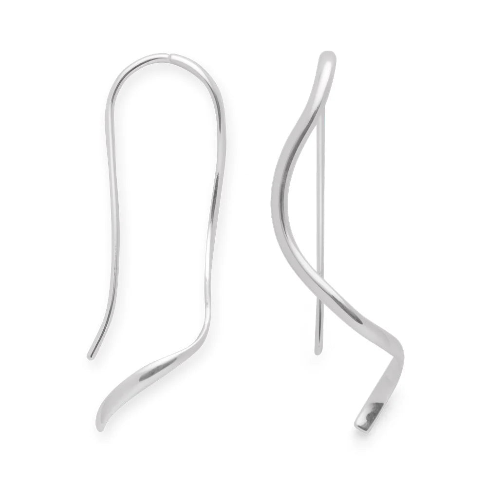 Sterling sølv ørehænger polerede - Urma.dk