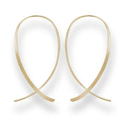 Sterling sølv øreringe, forgyldt - Urma.dk