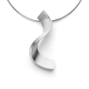 Sterling sølv øreringe, mat - Urma.dk