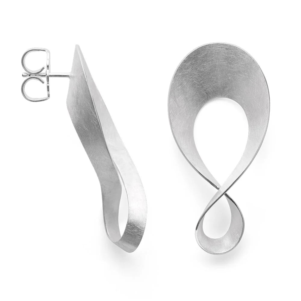 Sterling sølv Ørestikker børstet/polerede - Urma.dk