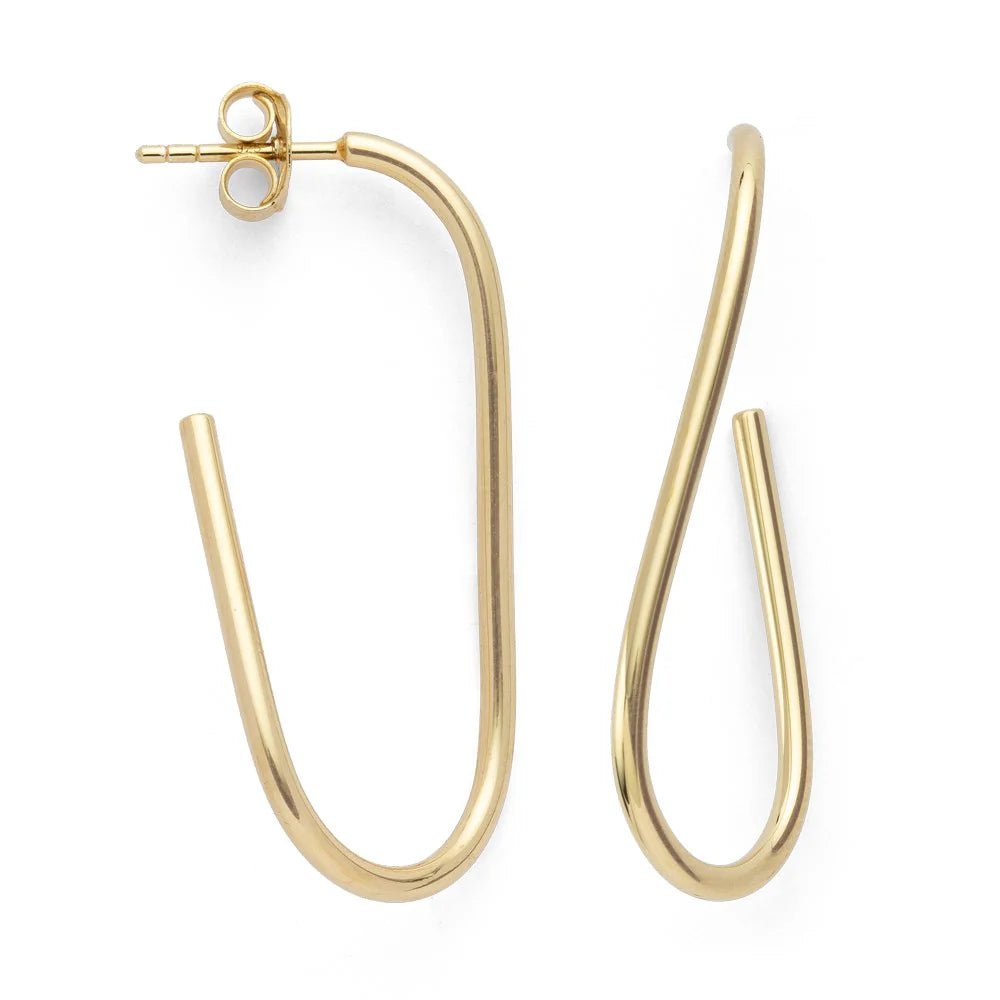 Sterling sølv Ørestikker, fg polerede - Urma.dk