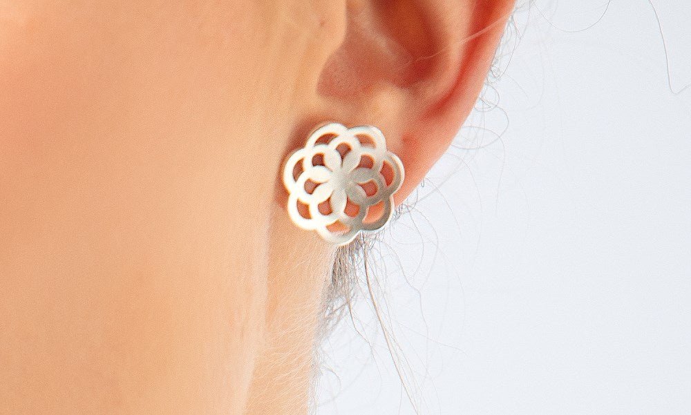 Sterling sølv Ørestikker mat. - Urma.dk