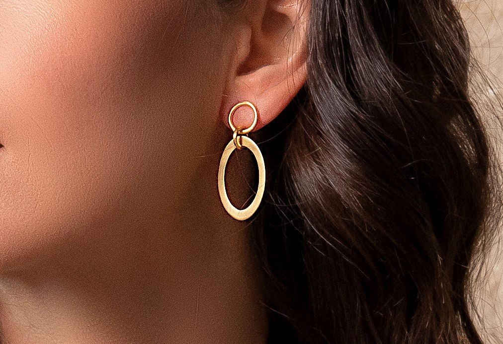 Sterling sølv Ørestikker, mat fg - Urma.dk