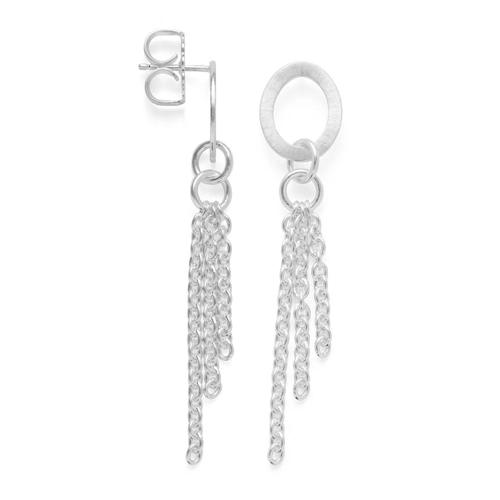 Sterling sølv Ørestikker mat/blank - Urma.dk